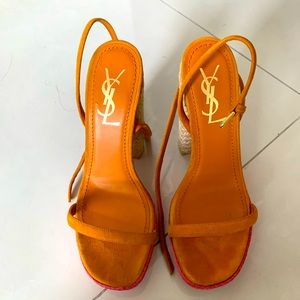 YSL saint laurent espradille heels size 36.5